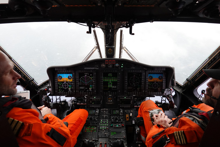 Fotó: AFP/Tom Little Lezuhant egy helikopter Norvégia partjainál
