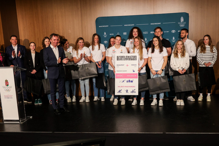 Fotó: MH/Török Péter Párizs 2024 – A Wizz Air utaztatja a magyar csapatot