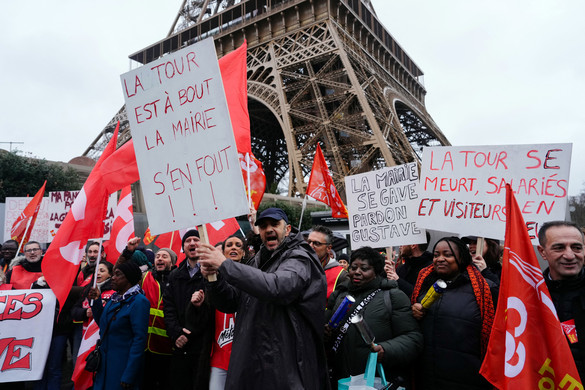 Negyedik napja sztrájkolnak az Eiffel-torony dolgozói