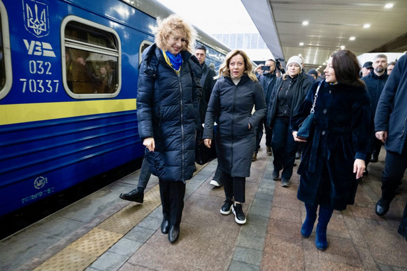 Nyugati vezetők érkeztek Kijevbe a háború évfordulójára
