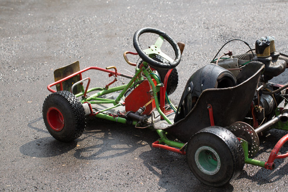 Borzalmas horror a gokartpályán
