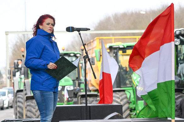 A szlovák–cseh határon is közösen tüntettek a V4-ek gazdaszervezetei a gazdákat ellehetetlenítő brüsszeli intézkedések ellen