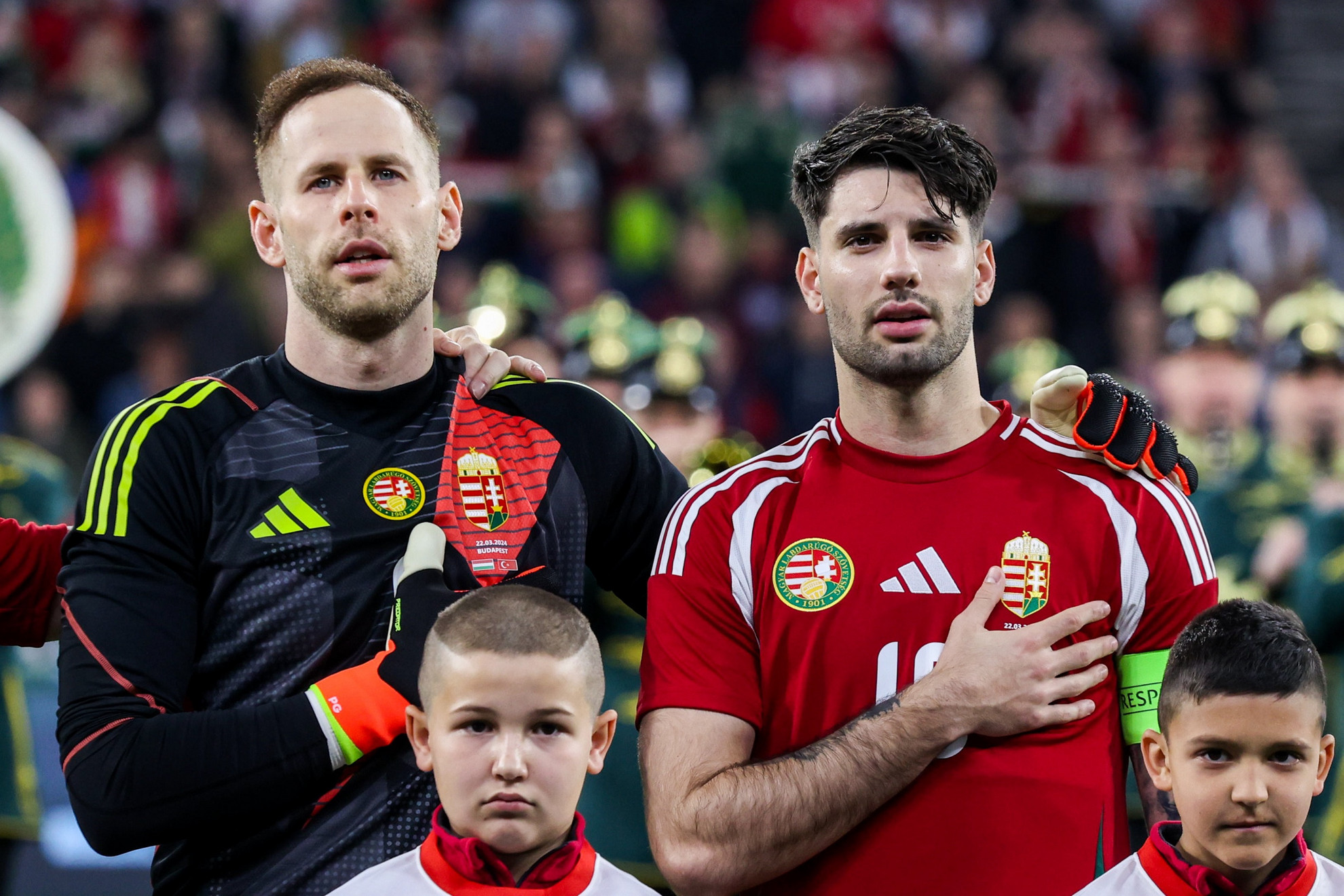 Magyarország-Törökország válogatott felkészülési mérkőzés - Gulácsi Péter és Szoboszlai Dominik