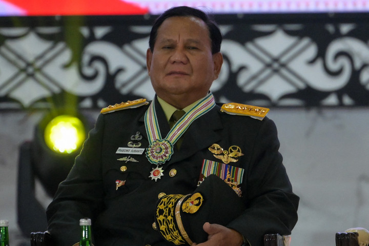 Fotó: AFP/Bay Ismoyo Prabowo Subianto védelmi miniszter lett Indonézia új elnöke