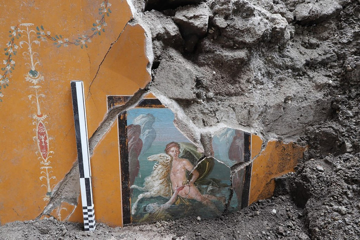 Fotó: AFP/Parco Archeologico di Pompei Press Office/Handout Nem akármit takart a 2000 éves hamu és bazaltkő