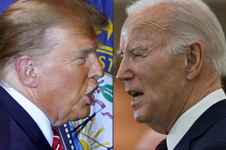 Fotó: AFP/Timothy A. Clary, Andrew Caballero-Reynolds Joe Biden amerikai elnök kritizálta elődjét, Donald Trumpot