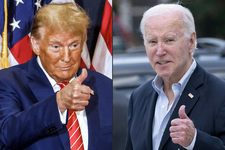 Fotó: AFP/Tannen Maury, Brendan Smialowski Trump és Biden is elegendő szavazatot szerzett