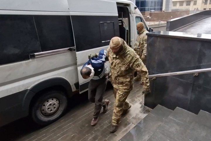 Fotó: AFP/Russian Investigative Committee/Handout Előzetes letartóztatásba helyezték az első négy gyanúsítottat