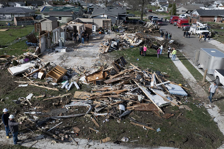 Fotó: AFP/Getty Images/Getty Images North America/Scott Olson Halálos áldozatokat szedtek tornádók az Egyesült Államok középső államaiban