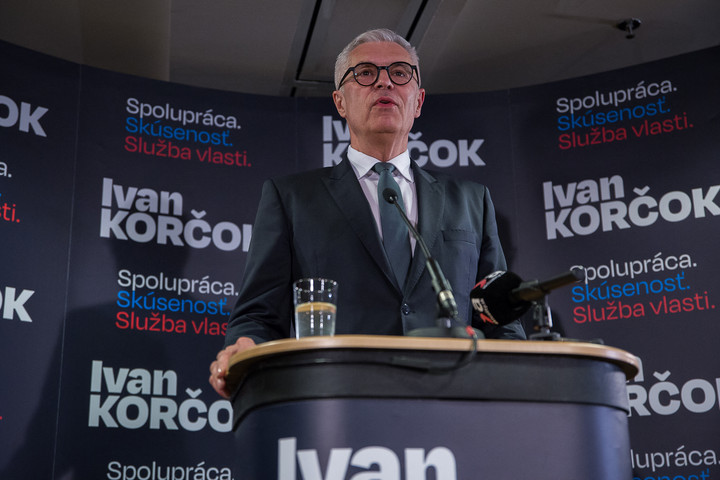Fotó: AFP/Anadolu/Zuzana Gogova Hivatalos: Ivan Korcok nyert, és Peter Pellegrinivel került a második fordulóba