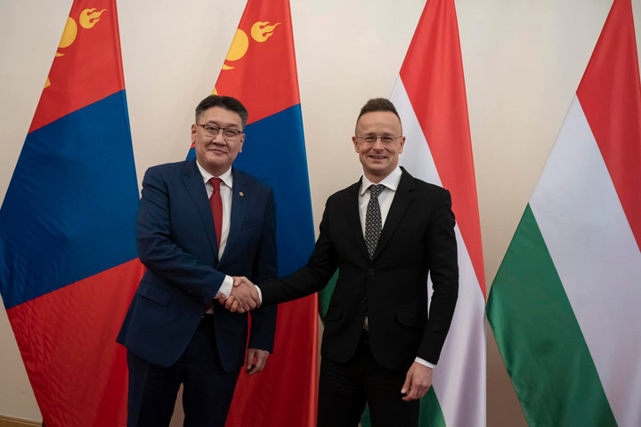 Fotó: Facebook/Szijjártó Péter Szijjártó Péter: Magyarország sokat dolgozik együtt Mongóliával