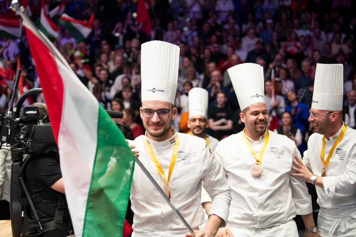 A legjobb tál különdíjával jutott tovább a magyar csapat a Bocuse d’Or európai válogatóján