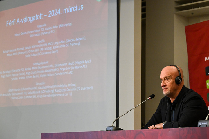 Fotó: MTI/Illyés Tibor Magyar labdarúgó-válogatott - Dárdai Márton és Vancsa Zalán a keretben