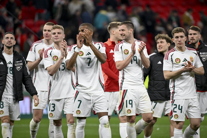 Fotó: MTI/Illyés Tibor A magyar válogatott egy helyet javítva a 26.