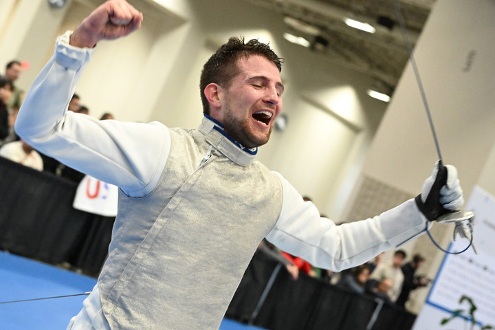 Fotó: Facebook/Hungarian Fencing Federation/Magyar Vívó Szövetség Olimpiai kvótás a tőröző Dósa Dániel