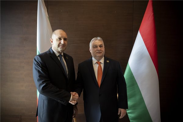Fotó: MTI/Miniszterelnöki Sajtóiroda/Benko Vivien Cher Orbán Viktor Bulgária elnökével tárgyalt