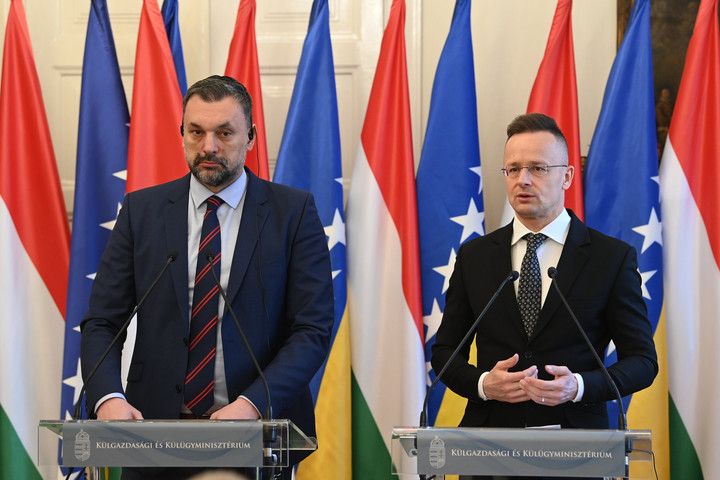 Fotó: MTI/Máthé Zoltán Magyarország minden támogatást megad Bosznia-Hercegovina európai integrációjához + VIDEÓ