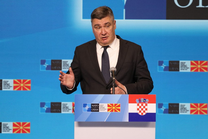 Fotó: Anadolu Agency via AFP/Umeys Sulejman Zoran Milanović: A horvát határ szent, a háborúban emberek haltak meg érte