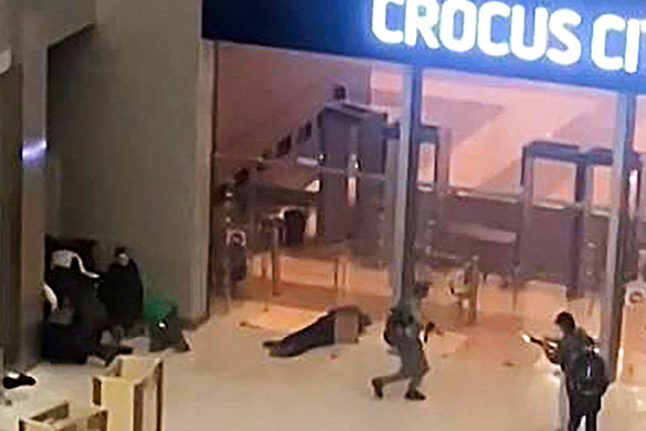 Videón a moszkvai terrortámadás első pillanatai