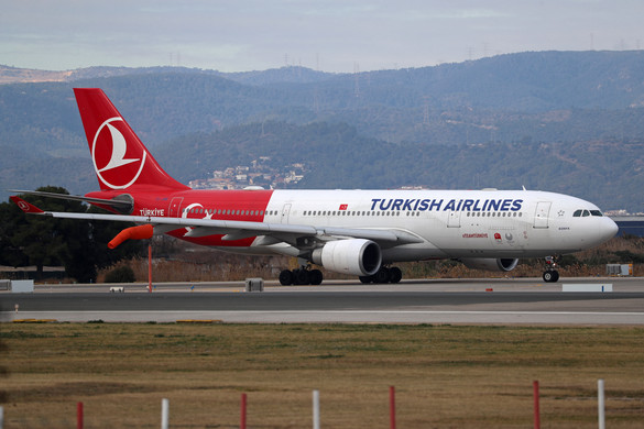 Kabinnyomás-probléma miatt leszállt Budapesten a Turkish Airlines Isztambulból Koppenhágába tartó járata