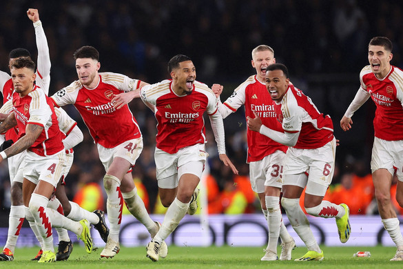 Megtört a másfél évtizedes átok: az Arsenal újra a  BL negyeddöntőjében