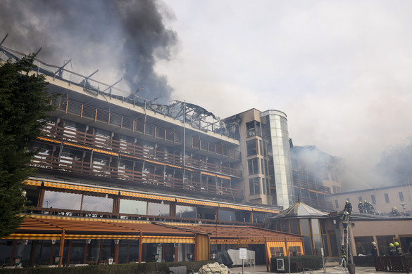 Tűz ütött ki a visegrádi Hotel Silvanusban + VIDEÓ