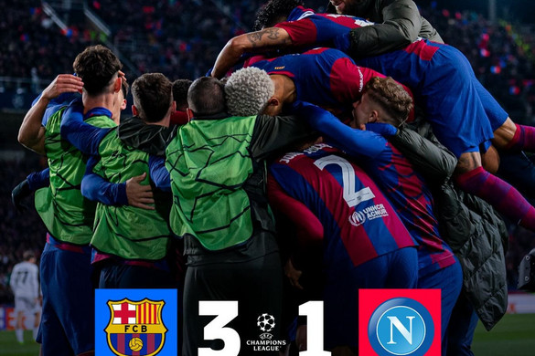 Bajnokok Ligája: 4 év után újra a legjobb 8 között a Barcelona