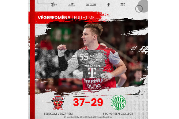 Férfi kézilabda: kupaelődöntőbe jutott a Szeged és a Veszprém is