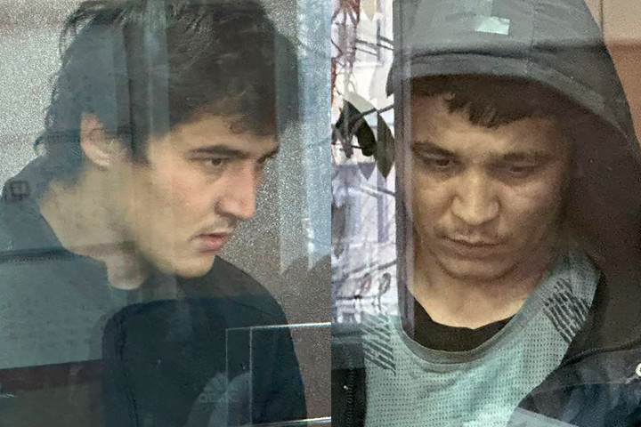 Fotó: AFP/Handout/Basmanny kerületi bíróság Megnevezték a Crocusban elkövetett terrortámadás vádlottjai a megbízókat