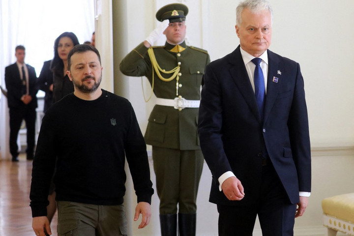 Fotó: AFP/Petras Malukas A Három Tenger Kezdeményezés tagállamaival tárgyal Zelenszkij