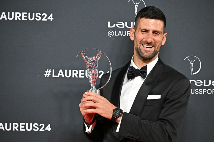 Fotó: AFP/Javier Soriano Laureus-díj: Djokovic és Bonmatí kapta idén az elismerést