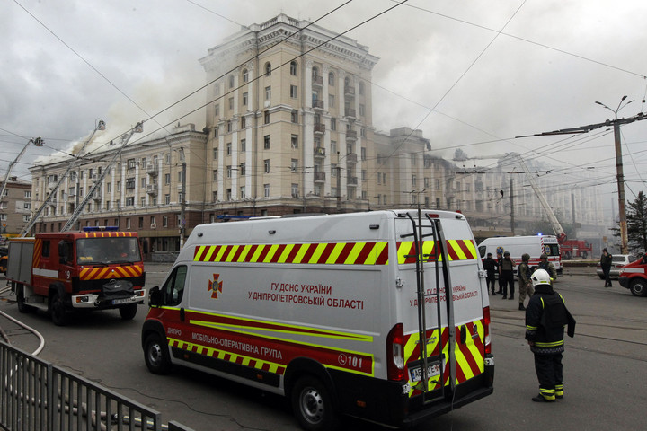 Fotó: AFP/NurPhoto/Mykola Miakshykov Tömeges sebesültek Dnyipróban, miközben Európa felfegyverzi Ukrajnát