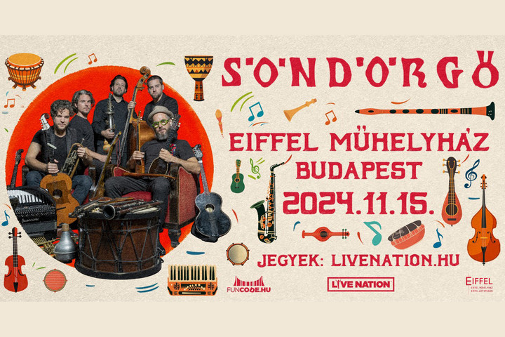 Fotó: Facebook/Live Nation Magyarország A Söndörgő új lemezét mutatja be az Eiffel Műhelyházban