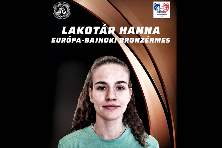 Fotó: Facebook/Magyar Ökölvívó Szakszövetség/Hungarian Boxing Association Lakotár Hanna bronzérmes