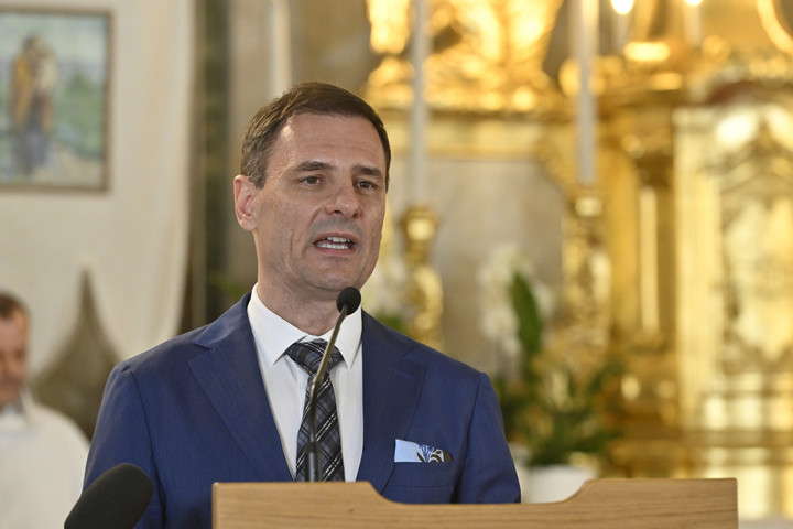 Fotó: MTI/Lakatos Péter Tuzson Bence: Az egyház az, ahol a valós közösség és a valós érték találkozik egymással