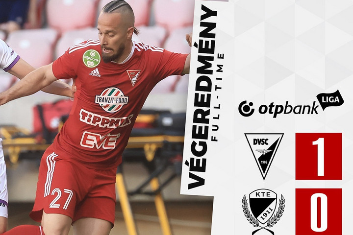 Fotó: Facebook/DVSC (Debreceni Vasutas Sport Club) Dzsudzsák-tizenegyessel tartotta otthon a 3 pontot a Loki