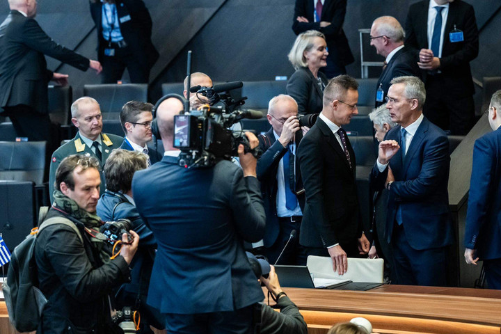 Fotó: Facebook/Szijjártó Péter Szijjártó Péter: Magyarország nem vesz részt a NATO ukrajnai szerepvállalását növelő tevékenységekben + VIDEÓ
