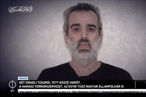 A Hamász videófelvételt tett közzé a magyar–izraeli túszról