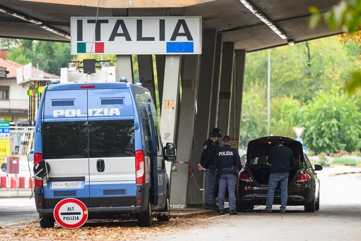 Olaszország ismét meghosszabbítja az ellenőrzést a szlovén határon
