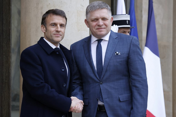 Fotó: AFP/Ludovic Marin Nem lesz Macron kedvence Robert Fico
