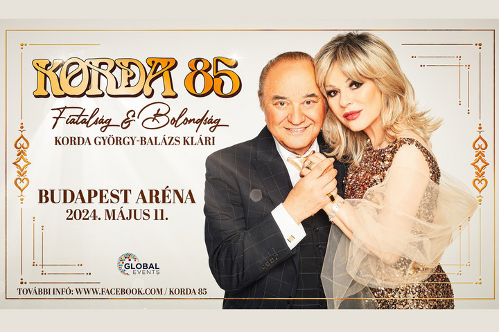 Fotó: Facebook/Korda György és Balázs Klári Megjelent a Korda György 85 LP, szombaton koncert a Sportarénában
