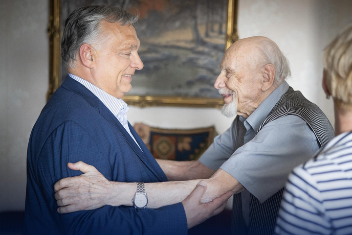 Fotó: Facebook/Orbán Viktor Orbán Viktor meglátogatta a legidősebb támogatóját + VIDEÓ