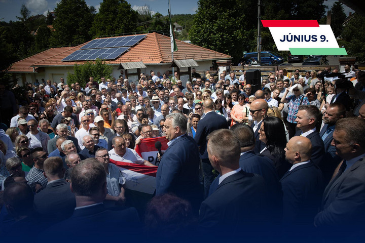 Fotó: Facebook/Orbán Viktor Orbán Viktor: Ez a választás a háborúról és a békéről szól