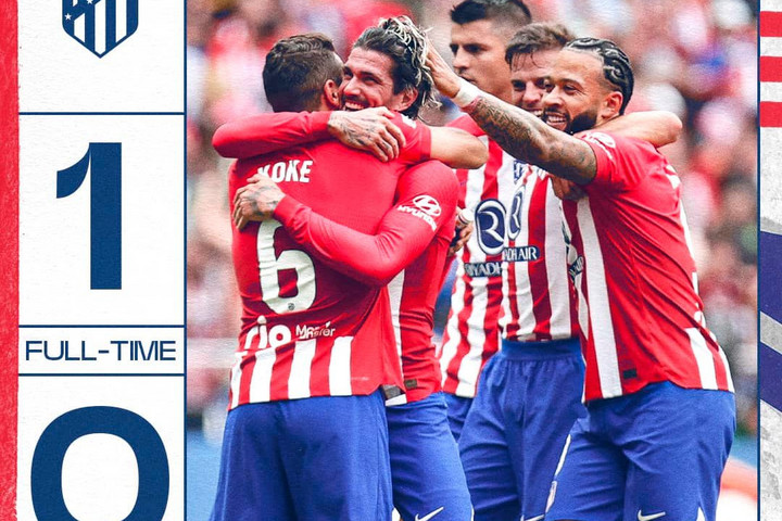 Fotó: Facebook/Atlético de Madrid La Liga: Győzelmével közelebb került a BL-részvételhez az Atlético Madrid