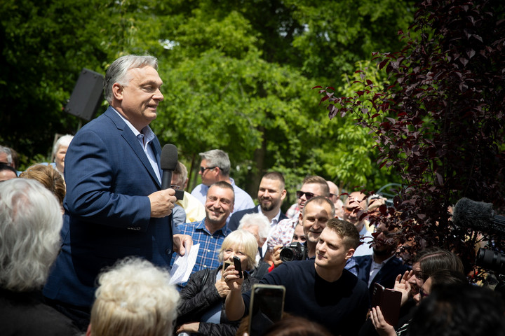 Fotó: MTI/Miniszterelnöki Sajtóiroda/Fischer Zoltán Orbán Viktor: Bizakodunk Fico felépülésében, de ma egyedül kell küzdenünk a békéért
