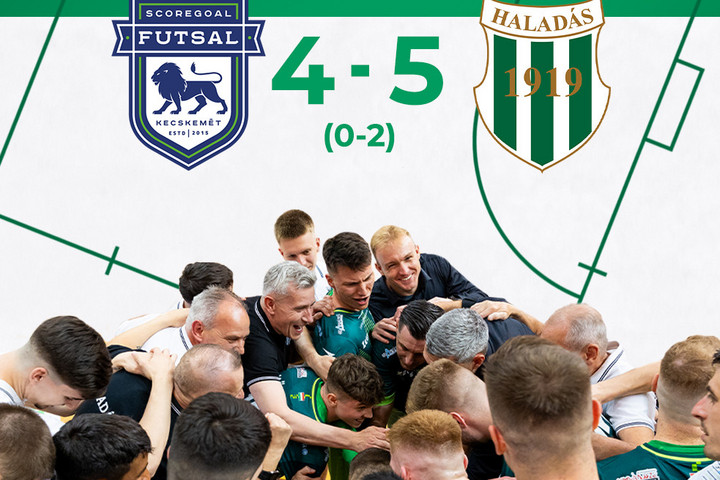 Futsal: Negyedszer bajnok a Haladás VSE