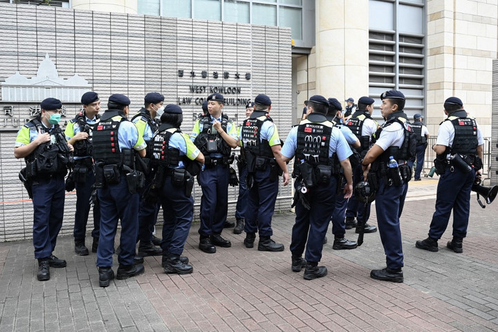 Fotó: AFP/Peter Parks Több aktivistát bűnösnek találtak Hongkongban a nemzetbiztonsági törvény megsértése miatt
