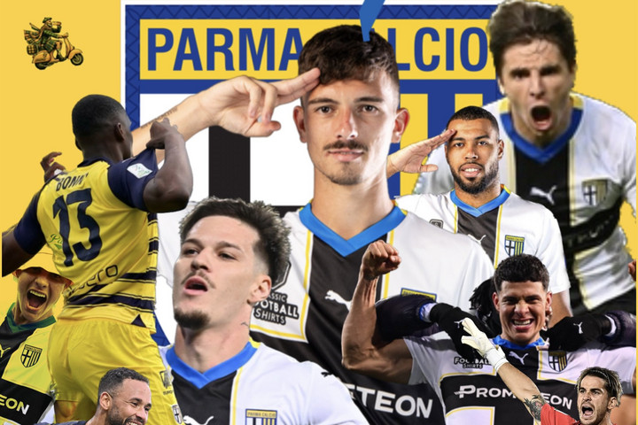 Fotó: Parma Facebook-oldala Balogh Botond belefutott a pirosba