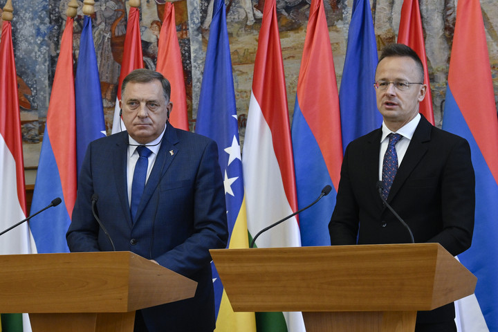 Szijjártó Péter: Be kell fejezni a teljesen felesleges feszültségkeltést Bosznia-Hercegovinában