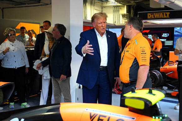 Győzelmet hozott Donald Trump látogatása a McLarennek Miamiban